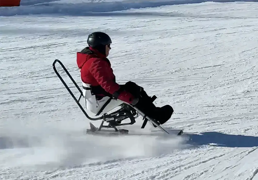 spynergie handicap fauteuil roulant ski handisport