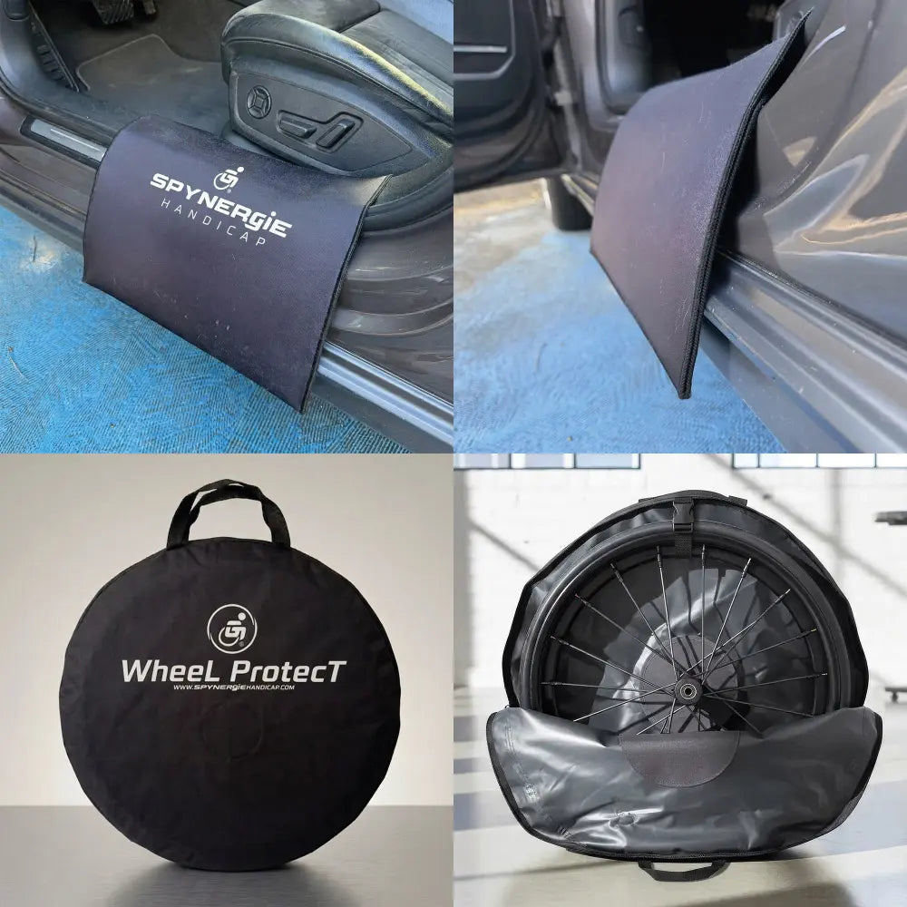 Tapis CaR Protect + Sac à roue WheeL  ProtecT - Spynergie Handicap